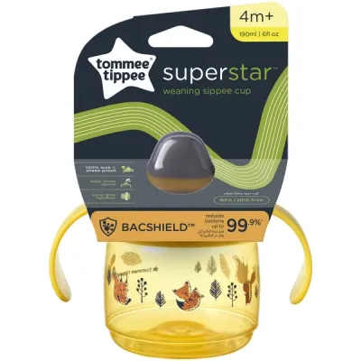 Tommee Tippee Kubek Sippee Treningowy 190 ml Żółty