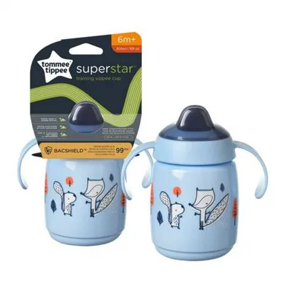 Tommee Tippee Kubek Z Uchwytami Superstar Niebieski 300 Ml