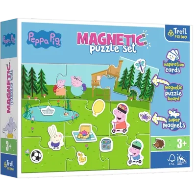 Trefl Puzzle Primo Magnetyczne Świnka Peppa Zabawy Peppy