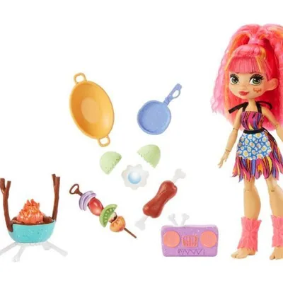 Mattel Cave Club Lalka Zestaw Historyjka GNL94 / GNL 96 Emberly