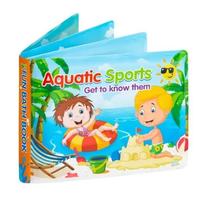 Bocioland Miękka Książeczka Edukacyjna Sporty Wodne BL009