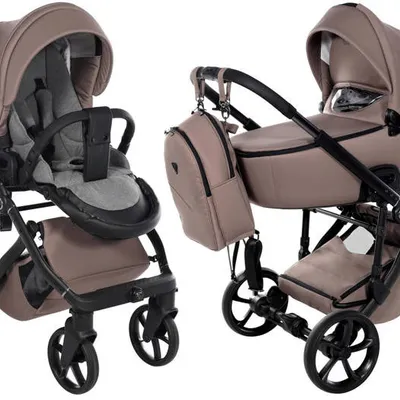 [OUTLET] Junama Termo V3 Wózek Głęboko-Spacerowy 2w1 01 Beige