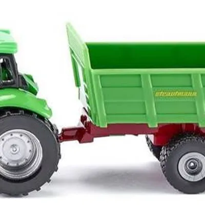 Siku Traktor Z Przyczepą S1673