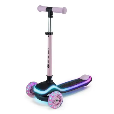 Kinderkraft Led Raket Hulajnoga Różowa