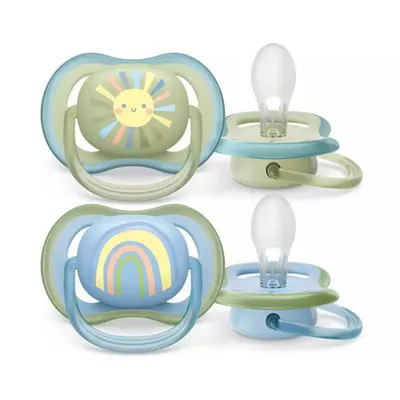 Avent Philips Smoczek uspokajający Ultra Air dekorowany 0-6 boy