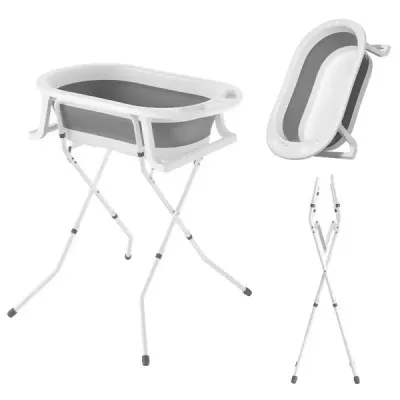 Babyhood BH-310 Składana Wanienka Dziecięca ze Stojakiem