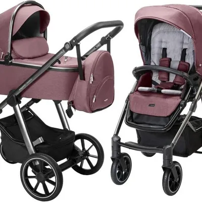 Espiro Bueno Wózek Głęboko-Spacerowy 308 Heather Pink