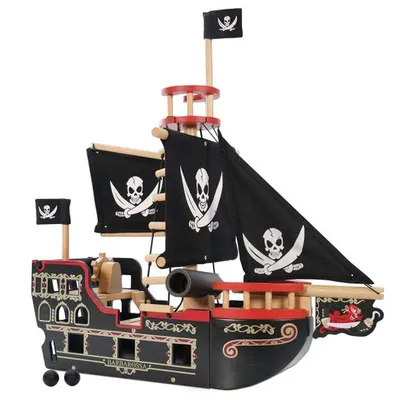 Le Toy Van Drewniany Statek Piracki Barbarossa