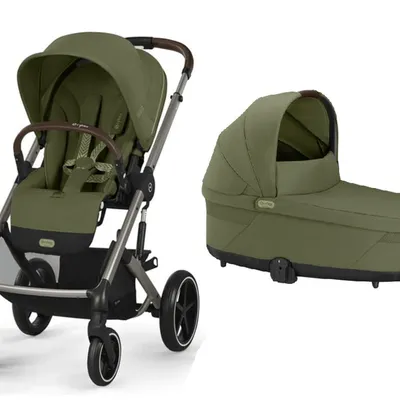 Cybex Balios S Lux 2.0 Wózek Głęboko- Spacerowy Moss Green