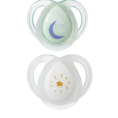 Tommee Tippee Smoczek uspokajający 0-6 m Night