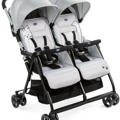 Chicco Ohlala Twin Wózek Spacerowy Silver Cat