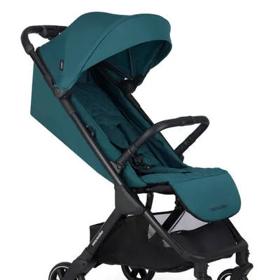 [OUTLET] Easywalker Jackey Kompaktowy Wózek Spacerowy z Torbą Transportową Teal Green