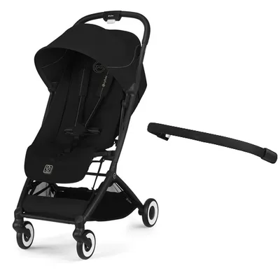 Cybex Orfeo Wózek Spacerowy Rama Black Magic Black 2025 + Cybex Pałąk