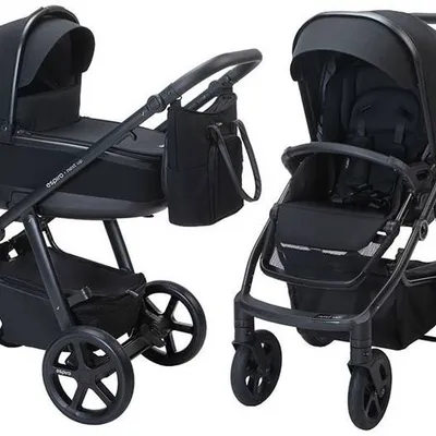 Espiro Next Up Gel Wózek Głęboko-Spacerowy 2w1 310 Metal Black