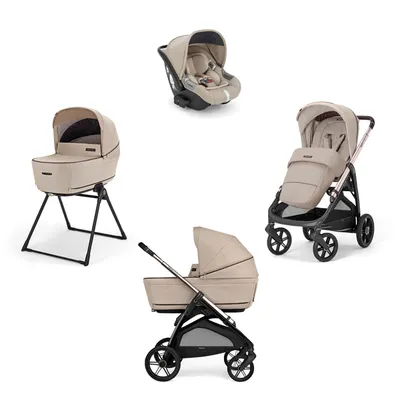 Inglesina Aptica System Quattro Wózek Głęboko-Spacerowy Fotelikiem Darwin Pashmina Beige