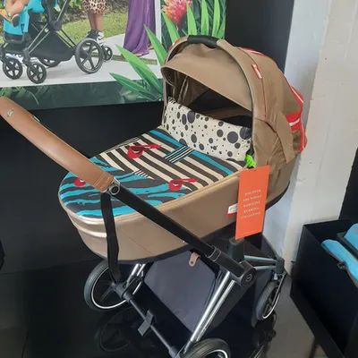 [OUTLET] Cybex Priam 4.0 Wózek Głęboki Rama Chrome Brown Karolina Kurkova One Love