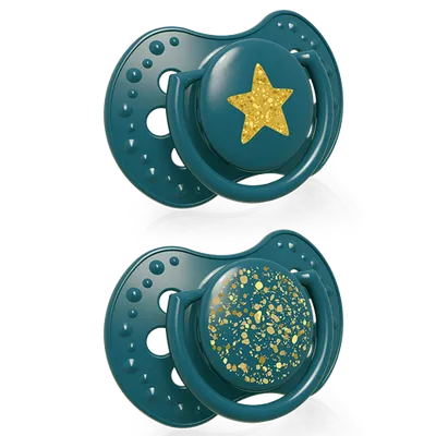 Lovi Stardust Dynamiczny Smoczek Uspokajający 3-6 m 22/893 Green