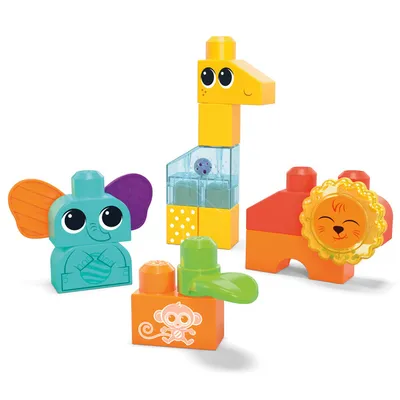 Mega Bloks Aktywizujące Zwierzątka z Dżungli