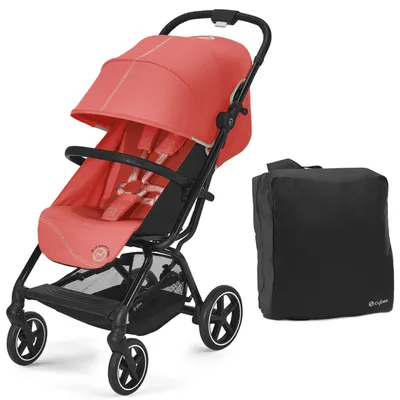 Cybex Eezy S Plus 2 Wózek Spacerowy Hibiscus Red 2023 + Torba Transportowa Gratis!