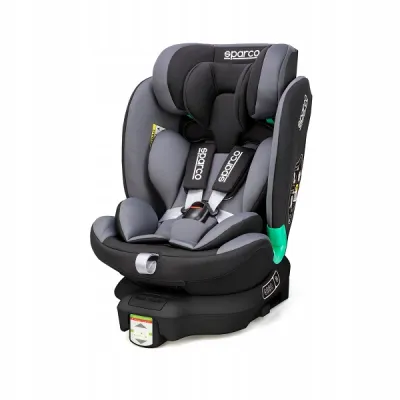 Sparco SK6000i Fotelik Samochodowy Obrotowy 360 i-size 9-25kg Szary