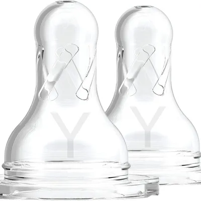 Dr Browns Ustnik Slikonowy Natural Flow Standard Y-Cut Silicon Nipples 9m+