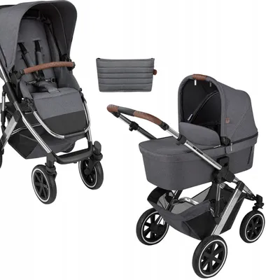 [OUTLET] ABC Design Salsa 4 Air 2024 Wózek Głęboko-Spacerowy 2w1 Asphalt
