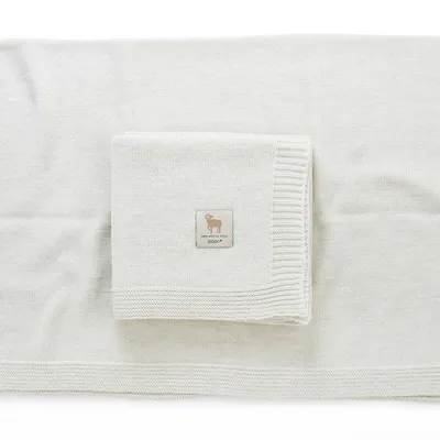 Poofi Kyoto Kocyk Merino Kremowy