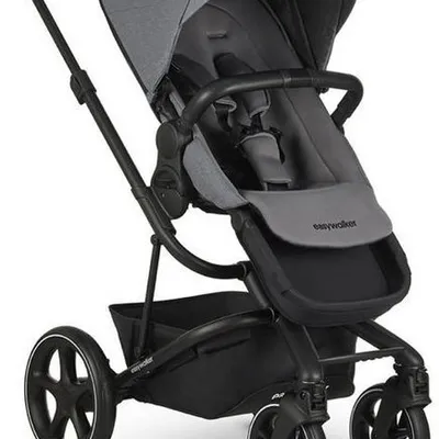 Easywalker Harvey 3 Wózek Spacerowy Fossil Grey (zawiera stelaż, siedzisko z budką i pałąkiem z ekoskóry)