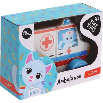 Trefl Zabawka Drewniana Magnetic Vehicle Ambulance