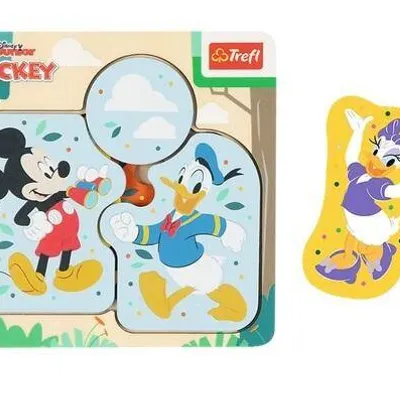 Trefl Puzzle Drewniane Mickey Mouse & Friends 6el