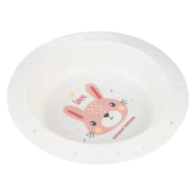 Canpol Babies Cute Animals Miska 270ml 4/412_pin Różowa Królik