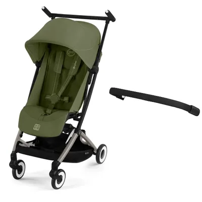 Cybex Libelle 2025 Wózek Spacerowy Rama Taupe Moss Green + Cybex Pałąk