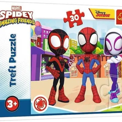 Trefl Przygody Spidey'a Puzzle 30 Elementów