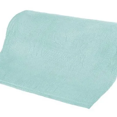 Bocioland Pieluszka Bambusowa 120x120 Chmurki Aqua BOC0341