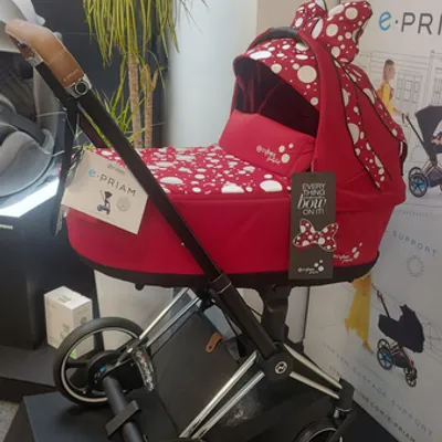 [OUTLET] Cybex e-Priam 4.0 Rama ze Stelażem Siedziska + Gondola Wózek Głęboki Petticoat by Jeremy Scott