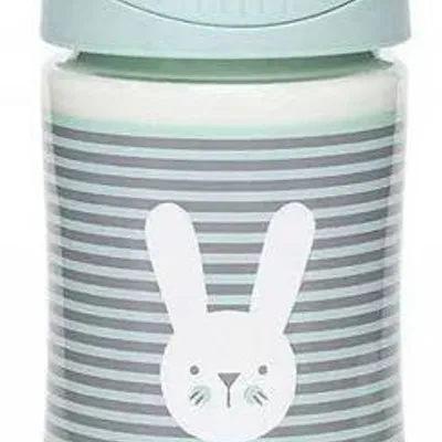 Suavinex Hygge Baby Premium Butelka 270ml Smoczek Okrągły Silikonowy 3 przepływowy Królik Miętowy