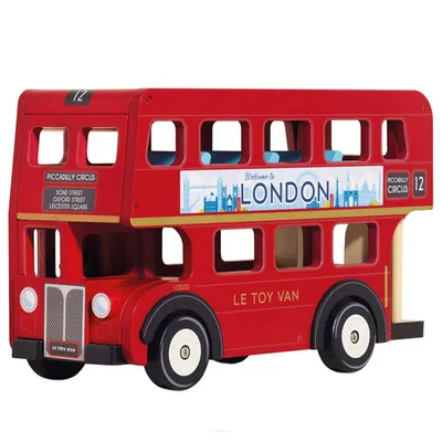 Le Toy Van Drewniany Piętrowy Autobus Londyn