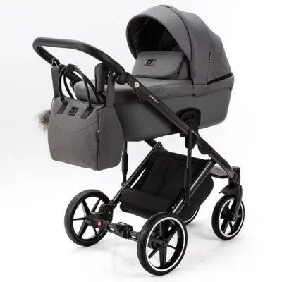 [OUTLET] Adamex Lumi Air Lux Wózek Głęboko-Spacerowy PS-108 Stelaż Ciemny Grafit