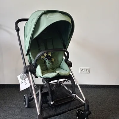 Cybex Mios 3.0 Wózek Spacerowy Rama Chrome Black Leaf Green