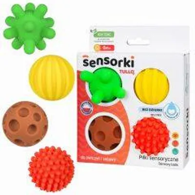 Tullo Piłki Sensoryczne 4 Sztuki
