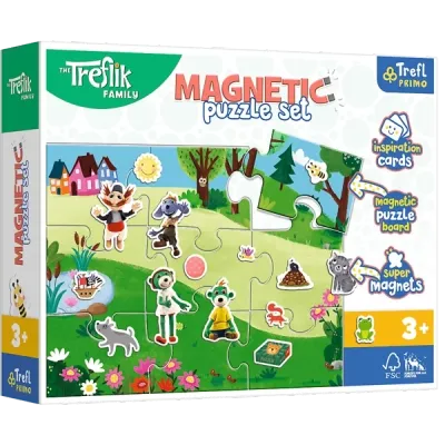Trefl Puzzle Magnetyczne Treflikowy Dzień