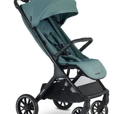 [OUTLET] Easywalker Jackey XL Samoskładający się Wózek Spacerowy z Kołami XL Forest Green