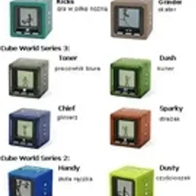 Mattel Gra Planszowa Cubeworld Świat Sześcianów Seria 2 M2182