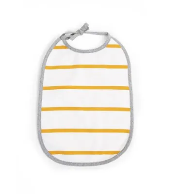 Childhome Zestaw 2 szt. Śliniaków Jersey Ochre Stripes