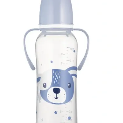 Canpol Babies Butelka Z Uchwytami Cute Animals Niebieska 250ml