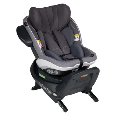 [OUTLET] BeSafe iZi Turn i-Size Fotelik Samochodowy Obrotowy RWF 0-18 kg Metaliczny Melange