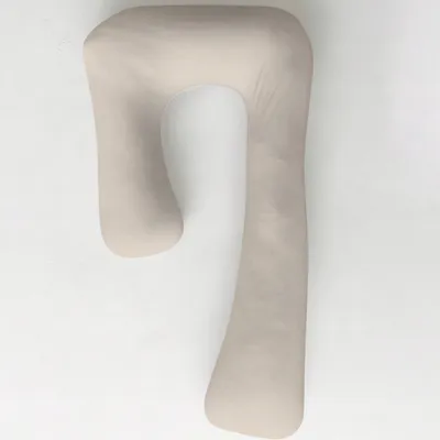 Piapimo Poduszka Ciążowa do Spania Typu 7 Jersey Piaskowy