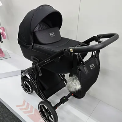 [OUTLET] Adamex Lumi Air Lux Wózek Głęboko-Spacerowy PS-37 Czarny Stelaż