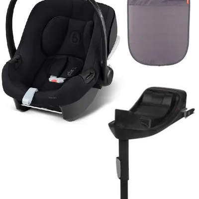 Cybex Aton B2 i-Size Fotelik Samochodowy 0-13kg + Baza One Volcano Black + Diono Ochraniacz Na Fotel