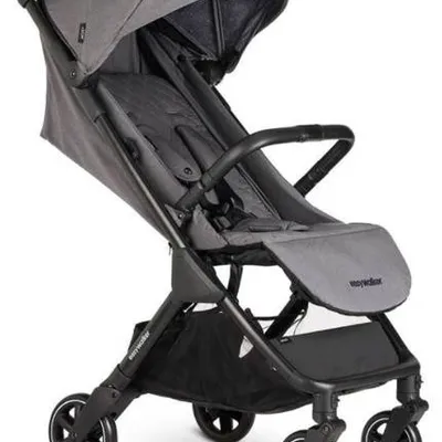 [OUTLET] Easywalker Jackey Kompaktowy Wózek Spacerowy z Torbą Transportową Marble Grey